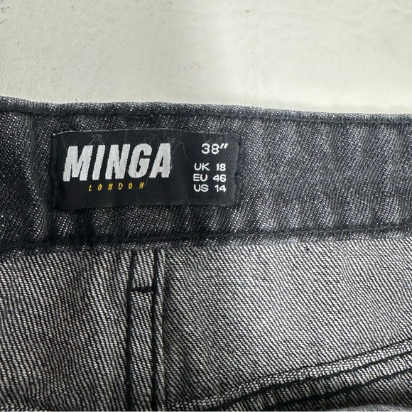 NWT MINGA London NYA BLACK PLEATED MINI SKIRT 38” size 14 - Picture 6 of 9